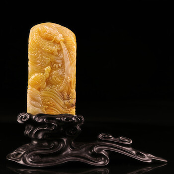 寿山田黄石印章价格报价行情- 京东