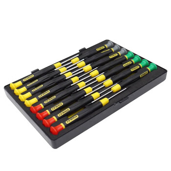 史丹利（STANLEY）15件套微型螺丝批组套A  66-381-23