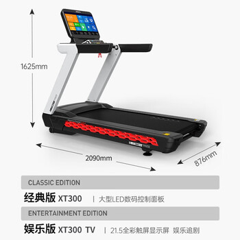 捷瑞特（JOROTO）家用减震跑步机专业运动健身器材XT300TV款