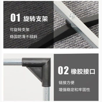 亿动 乒乓球挡板场地围栏训练隔断板 05厚管+400D牛津布（一体）