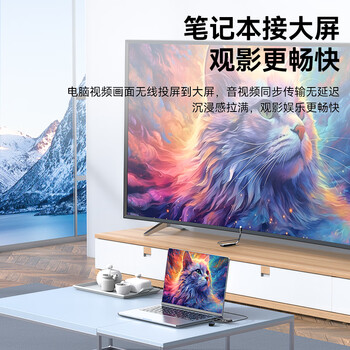 胜为HDMI无线投屏器高清企业办公同屏器适用投影仪会议室笔记本台式电脑一体机50米远距传输DHH005AB