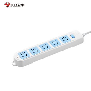 公牛(BULL)新国标插座 5插位总控开关全长3米插线板插排GN-602 公牛(BULL)新国标插座 5插位总控开关全长3米插线板插排GN-602