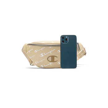 Champion冠军2024秋季新款腰包满印花女斜挎包情侣男复古时尚通勤