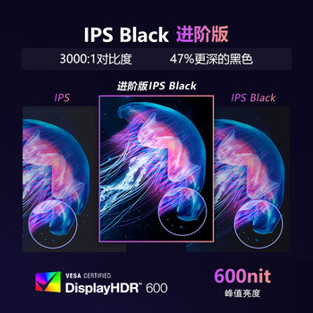 戴尔（DELL）UltraSharp 27英寸 4K显示器 IPS Black 120Hz 硬件级防蓝光 雷电4 HDR600 U2723QE迭代款U2725QE