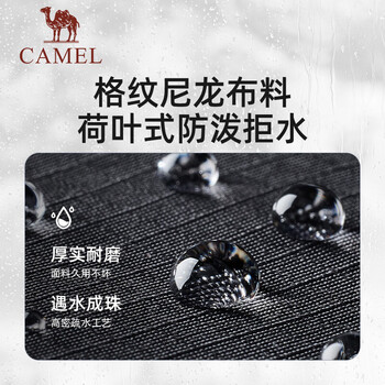 骆驼（CAMEL）户外多功能运动腰包健身跑步手机小包 575B63L5034 电光紫 均码