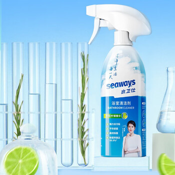 水卫仕浴室清洁剂500g*3瓶*8组 整箱装 玻璃清洁剂 除水渍去污玻璃门