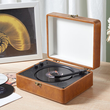 YEARS STAY时光岁月一体式CD机发烧友专辑播放器复古CD唱片机桌面音响蓝牙音箱cd机生日礼物墨绿色SG1988