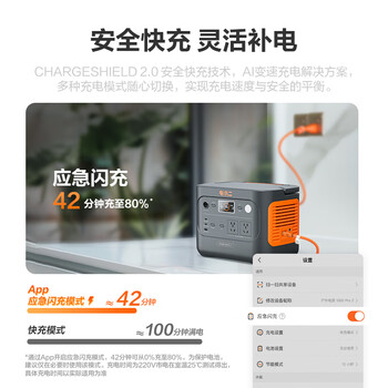 电小二【超轻1度电】快充户外电源1500W大功率大容量220V移动电源车载充电宝露营应急储能电池1000Pro2