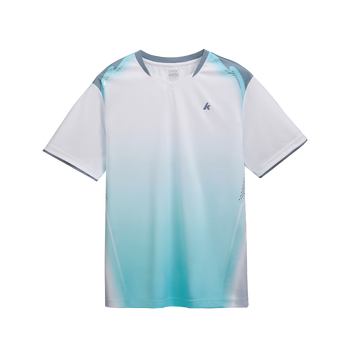 kawasaki川崎羽毛球服运动T恤速干吸汗透气男款大赛训练服C1043 闪蓝色 XL kawasaki川崎羽毛球服运动T恤速干吸汗透气男款大赛训练服C1043 闪蓝色 XL