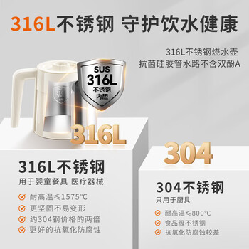 九阳(Joyoung)茶吧机彩屏触控智能语音316L烧水壶电热水壶京东自营防干烧防溢抗菌管饮水机家电 WH108S 九阳(Joyoung)茶吧机彩屏触控智能语音316L烧水壶电热水壶京东自营防干烧防溢抗菌管饮水机家电 WH108S