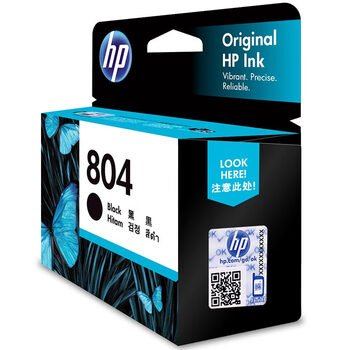 惠普（HP） 804原装墨盒 适用hp 6220 6222 7120 7820 Tango打印机 黑色+彩色套装墨盒