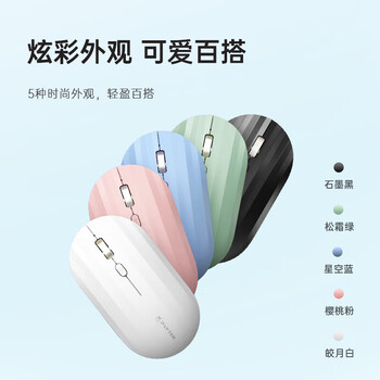 科大讯飞（iFLYTEK）智能鼠标M110 无线办公鼠标 轻音按键设计 语音输入打字翻译 石墨黑