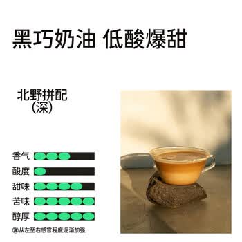 治光师 北野拼配 黑巧奶油 深烘焙意式拼配阿拉比卡咖啡豆150g