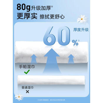 德佑婴儿小包手口湿巾 7抽*8包 迷你湿纸巾手帕湿巾随身便携
