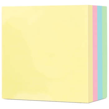 得力(deli)便签纸 简约便利贴 便签纸 办公用品便签本 记事贴 76*76mm 400页4色 7151 得力(deli)便签纸 简约便利贴 便签纸 办公用品便签本 记事贴 76*76mm 400页4色 7151