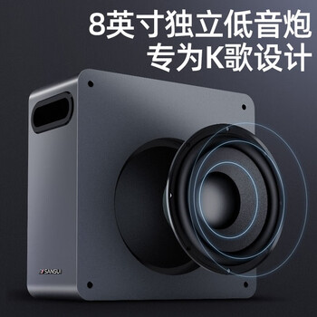 SANSUI山水 回音壁电视音响 家庭KTV套装家庭影院 智能卡拉OK音箱 DV-93B