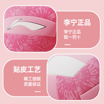 李宁排球5号初中生中考专用小学儿童标准体育考试软硬排训练比赛排球