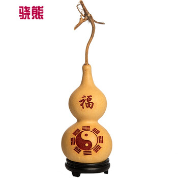 家居住宅风水葫芦挂件葫芦摆件八卦葫芦木塞开口雕刻龙头大小葫芦葫芦