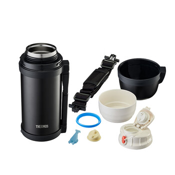 膳魔师（THERMOS）保温壶304钢1.4L大容量家用户外水壶热水瓶暖水壶TCDH-1406-NVY