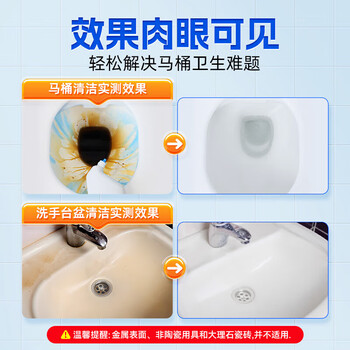 蔬果园阳光松木洁厕剂500g*3 洁厕灵马桶清洁强力去污除味1+1+1特惠装