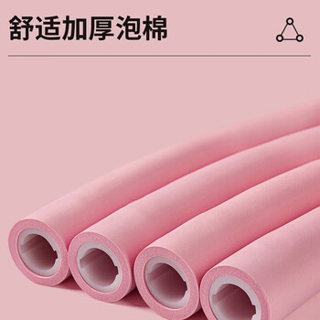 杜威克可拆卸呼啦圈自由调节女士运动儿童成人家用塑形健身美腰粉灰色