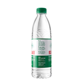 农夫山泉 饮用纯净水 550ml*24瓶 商务会议聚餐露营饮用水 整箱装