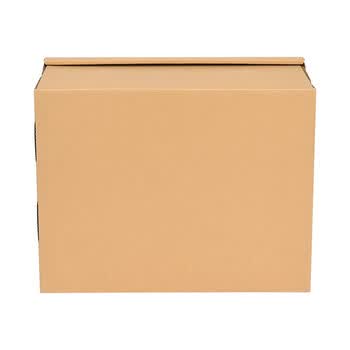 泰档档案箱空白连体纸箱带盖档案专用箱办公纸箱40*34.5*25cm 【10个】 K4034525-10