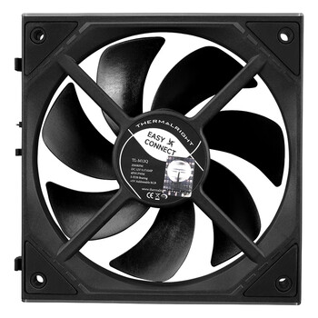 利民（thermalright）TL-M12Q X3 12cm纯黑风压扇 无线材拼接机箱风扇 积木风扇 2000转速PWM  幻彩无限镜框 
