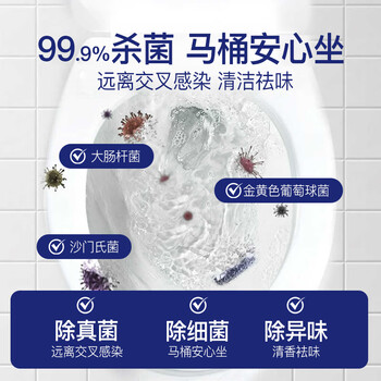 谯清溢洁厕灵马桶清洁剂泡沫强力去污除垢去尿碱黄渍泡泡免刷开荒保洁
