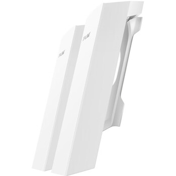 普联（TP-LINK）千兆监控专用无线网桥套装(15公里)户外远距离传输出厂免配置支持PoE/DC供电 TL-S5G-15KM【套装】