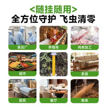 巨奇严选灭苍蝇神器家用小飞虫灭杀神器苍蝇贴强力粘蝇纸 1个装
