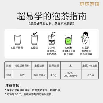 徽六绿茶雀舌茶叶100g 2026新茶特级明前早春嫩芽罐装自己喝