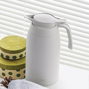 膳魔师（THERMOS）保温壶304钢2L大容量家用户外男女水壶热水瓶暖水壶TCTB-2000-GY