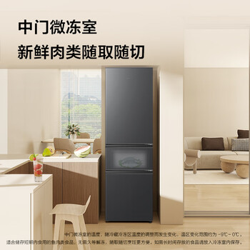 TCL 206升三门三温区小冰箱二级能效节能养鲜出租房小户型超薄迷你家用电冰箱R206L1-C TCL 206升三门三温区小冰箱二级能效节能养鲜出租房小户型超薄迷你家用电冰箱R206L1-C