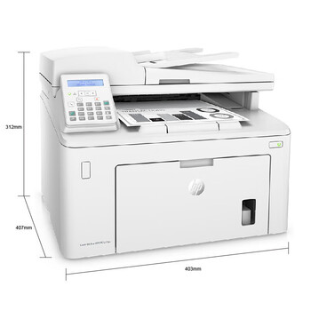 惠普（HP）MFP M227fdn A4黑白激光打印机 复印 扫描 传真多功能一体机（自动双面、网络打印）