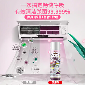 巨奇严选 空调清洗剂家用空调内机外机清洁消毒剂搭空调清洗工具套装