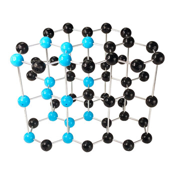 舜江晶体晶胞结构模型 高中选修三无机结构大学化学晶系堆积空间构型 石墨晶胞结构模型（双色5圈）