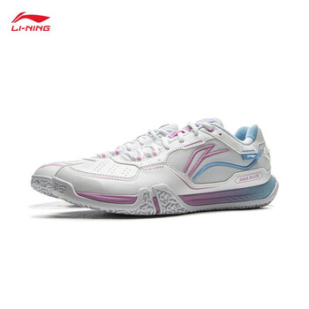 李宁（LI-NING）羽毛球鞋贴地飞行3lite棉花糖配色AYTV003 标准白 41