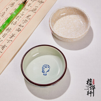 檀烨轩陶瓷墨碟笔洗书法墨碟墨盘墨盒墨池砚台书法专用摆件墨水碟书法练字专用洗笔缸青枝绿墨碟 檀烨轩陶瓷墨碟笔洗书法墨碟墨盘墨盒墨池砚台书法专用摆件墨水碟书法练字专用洗笔缸青枝绿墨碟
