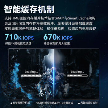 金胜维（KingSpec）2TB SSD固态硬盘M.2接口PCIe4.0 读速7400MB/s NVMe1.4 TLC颗粒台式机笔记本通用ONEBOOM猛犸纪