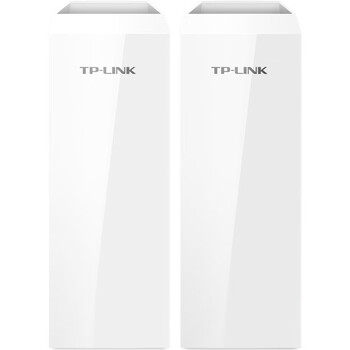 普联（TP-LINK）千兆监控专用无线网桥套装(15公里)户外远距离传输出厂免配置支持PoE/DC供电 TL-S5G-15KM【套装】
