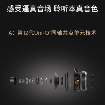 KEF Q3 Meta无源书架同轴音响 家用HIFI高保真客厅环绕发烧音箱 二分频喇叭2.0家庭影院 丝绒黑