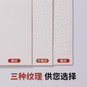 宝虹棉浆水彩纸艺术家级专用美术生水彩画纸彩铅纸速写画画水粉纸艺术家8K/细纹/280X380mm