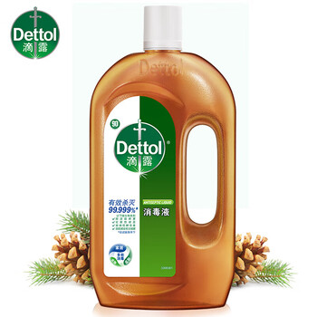 滴露（Dettol）消毒液衣物除菌液750ml 衣服洗衣机地板玩具杀菌除螨水 非84酒精
