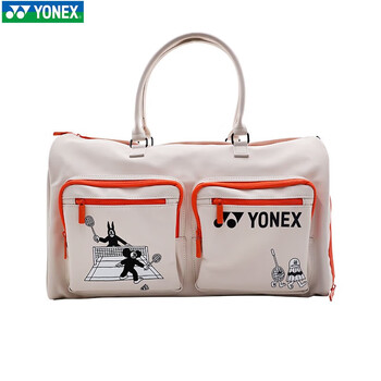 尤尼克斯（YONEX）羽毛球包手提包斜跨包独立鞋仓 BA309CR 米白色