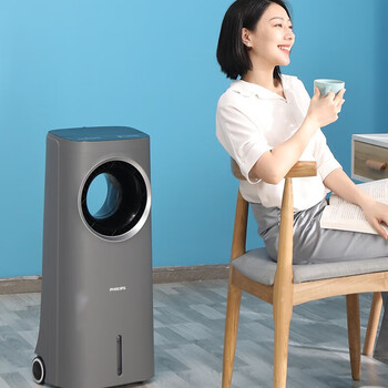飞利浦（PHILIPS）空调扇强力制冷风扇家用冷风机无叶水冷电风扇落地塔扇负离子净化遥控加湿空气循环扇ACR4146BX