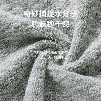 金号毛巾加厚纯棉100%纯棉洗脸毛巾洗澡全棉吸水A类面巾1条123g