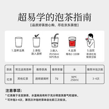 川宁（TWININGS）英式早餐红茶 波兰进口50袋*2g 红茶茶包秋季热泡茶 节日送礼