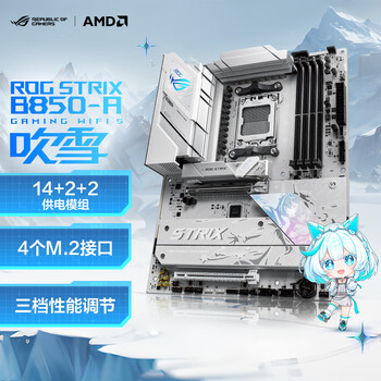 rog b850-A 吹雪 中国限定品 ROG STRIX B850-A GAMING WIFI S 吹雪| ROG Strix | 电竞