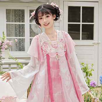汉尚华莲HMQ033汉服】 汉尚华莲明制汉服昙华一梦女士云肩HMQ033